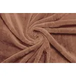 Stanex Mikroflanelové napínací prostěradlo oříškové ROZMĚR: (š/d/v) 90 x 200 x 20 cm