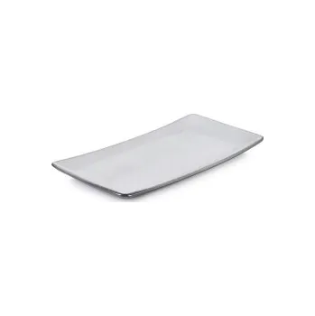 Talíř TOMGAST Swell talíř Brown Sand 30,2 x 15,3 x 2,4 cm Barva: Bílý písek