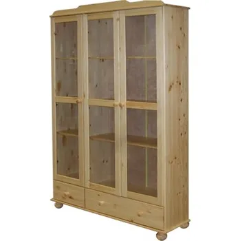 Knihovna Dřevěný regál I8053 borovice masiv - 189x126x35 cm