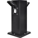 Solight Venkovní zásuvkový sloupek 2 zásuvky 230V Černý