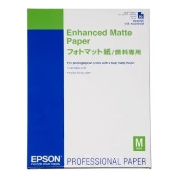 Fotopapír Epson Enhanced Matte Paper, bílá, 50, ks C13S042095, pro inkoustové tiskárny, A2, A2, 192 g/m2