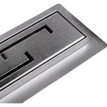 BPS-koupelny Sprchový odtokový žlab DL01 DELTA G4 HYD-2640 90 cm, satén