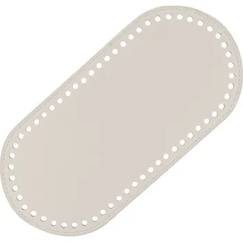 Dno na kabelku z eko kůže Ideal 12x25cm světle šedá