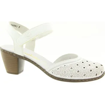 Dámské lodičky RIEKER Dámské bílé lodičky 40991-80-355 Velikost 41