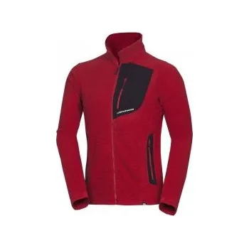Pánská mikina Northfinder Bob darkred XXL; Červená mikina + DÁREK DLE VÝBĚRU!