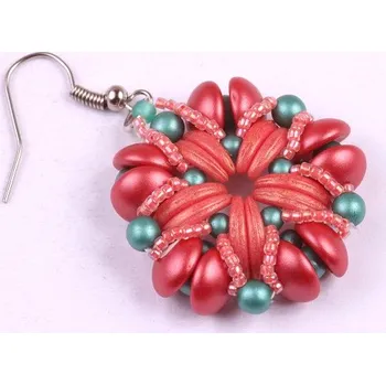 Korálek Náušnice Metaxia č. 863 - stavebnice