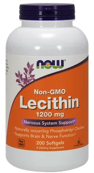 Přírodní produkt Now Foods Non-GMO Lecithin 1200 mg