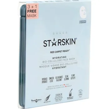 Pleťová maska StarSkin Masky Cloth-maskRed Carpet ReadyHydrating Face Mask Set Bio-Cellulose 40 g (18&nbsp;700,00 Kč / 1 kg)