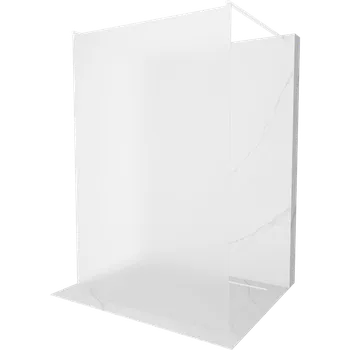 Mexen Kioto volně stojící sprchová stěna 110 x 200 cm, matová 8 mm, bílá - 800-110-002-20-30 Sprchové stěny