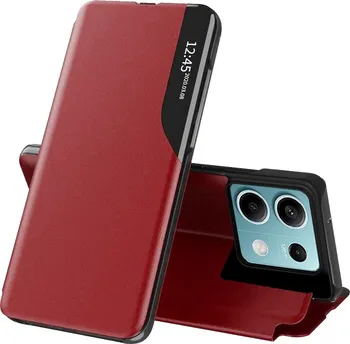 Pouzdro na mobilní telefon View Case pro Xiaomi Redmi Note 13 červené