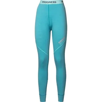 Dámské termoprádlo spodky dlouhé dámské Progress SDNZ merino mint melír (spodky dlouhé dámské Progress SDNZ merino mint melír)