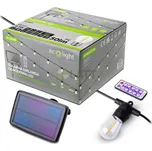 ECOLIGHT Solární zahradní girlanda LED 10 m + 10x žárovka