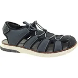 RIEKER Pánské modré sandály 25246-14-357 Velikost 42