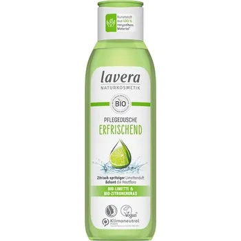 Koupelová kosmetika Lavera Pece-o-telo-Body-SPA Pece-o-sprchuOrganická limetka a organická citronová trávaPečující sprchový gel Osvěžující 250 ml (452,00 Kč / 1 l)