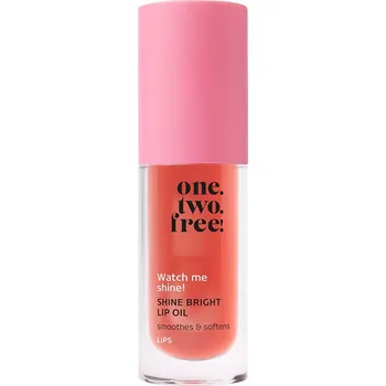 Péče o rty Onetwofree! Pece-o-plet Pece-o-oblicejShine Bright Lip Oil 01 Paradise Peach 5 ml ()
