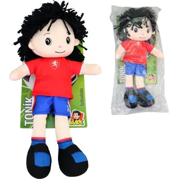 Panenka Fotbalista Toník, český hlas, textilní, 40cm