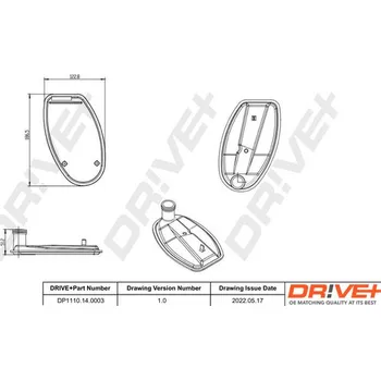Hydraulický filtr Sada hydraulického filtru, automatická převodovka Dr!ve+ DP1110.14.0003
