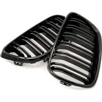 Tuning Maska chladiče BMW 2 F22 dual černý lesk
