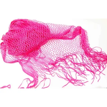 Šála Síťovaná šála ostře růžová