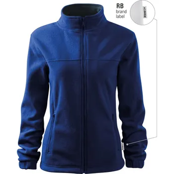 Dámská mikina Rimeck / Malfini Jacket 504 – dámská fleece mikina, 280 g, antipilling, pracovní a zdravotnické využití Barva: královská modrá 05 (brand label), Velikost: M