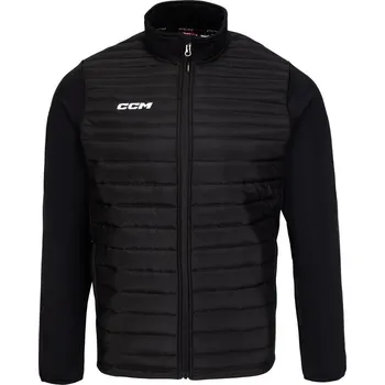 Pánská casual bunda Pánská bunda CCM QUILTED JACKET Black L