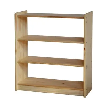 regál Dřevěný regál I8010 borovice masiv - výška 100 cm