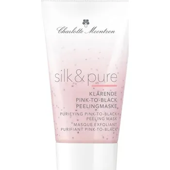 Pleťová maska Charlotte-Meentzen Pece Silk-PureProjasňující růžovo-černá peelingová maska 50 ml (9 460,00 Kč / 1 l)