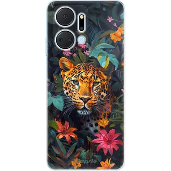 Pouzdro na mobilní telefon Odolné silikonové pouzdro iSaprio - Flower Jaguar - Honor X7a