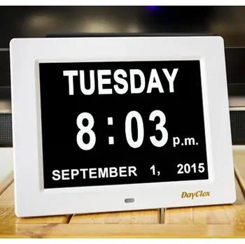 Hodiny Originální digitální kalendářní hodiny (Digitální rámeček, kalendář hodiny, alarm.)