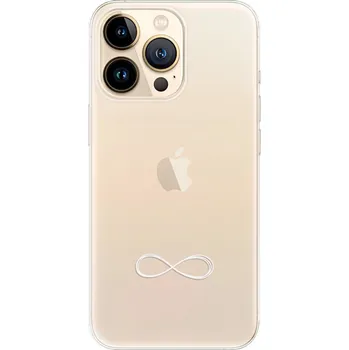 Pouzdro na mobilní telefon Odolné silikonové pouzdro iSaprio - čiré - Infinity - iPhone 13 Pro