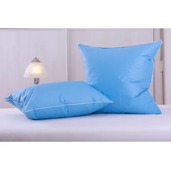 Polštář JAN Peří Polštářek husí drané peří 20/80 - modrý od 20x20 do 50x50 cm 50x50 cm