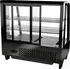GGM Gastro Stolní chladící vitrína 100 l černá