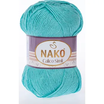 Příze Nako Pletací příze Calico Simli 11221 - zelená