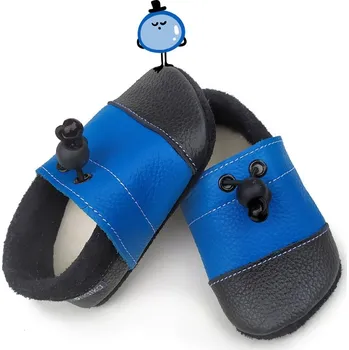 Dámská zdravotní obuv Nohatka barefoot capáčky Borůvka III - černá plotna Velikost EU: 24, vnitřní délka: 158, vnitřní šířka: 72