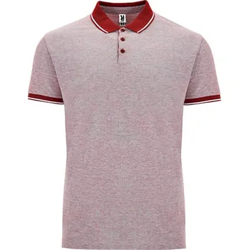 Pánská móda ROLY Polokošile Bowie, krátký rukáv, pánské E0395-245-L L Melír červená