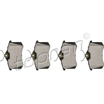 Brzdový systém Sada brzdových destiček, kotoučová brzda, , 440600295R, 440603530R, 440605713R, 440607324R, TOPRAN, 701 162