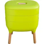 Domácí kompostér - Moderní vermikompostér - Světle zelený (Luxusní domácí vermikompostér Urbalive v zelené barvě )