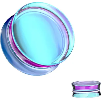 Piercing Šperky4U Skleněný plug do ucha - PL01277-12