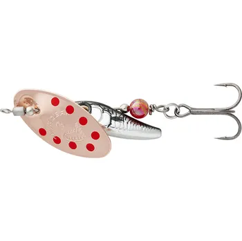 Umělá nástraha Savage Gear Třpytka Sticklebait Spinner Copper Red Dots - 1 4,5 g