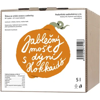 Mošt Jablko a dýně 5l