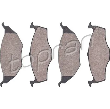 Brzdový systém Sada brzdových destiček, kotoučová brzda, , 6E0698151, TOPRAN, 109 459