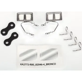 RC vybavení 1:10 Traxxas TRX-4 Ford: Zpětná zrcátka chromované (pár)