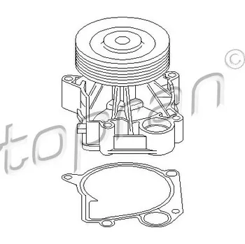 Vodní pumpa motoru Vodní čerpadlo, chlazení motoru, , 11510393731, 11512246961, 11512247552, TOPRAN, 500 310