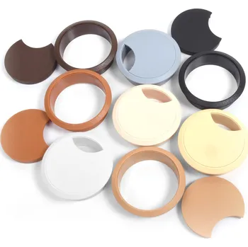 kabelová chránička Průchodka na kabely dvoudílná 70mm - dub