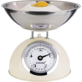 Kuchyňská váha Kuchyňská Retro váha krémová - Korona (Mechanická váha krémová - Korona)