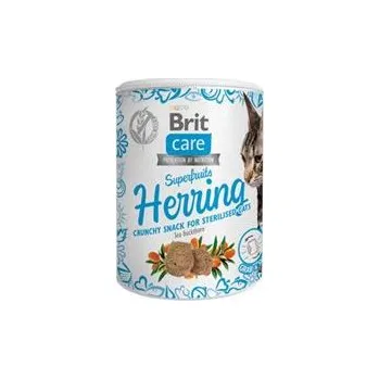 Pamlsek pro kočku Brit Care Cat Snack Superfruits Herring 100 g