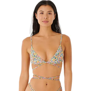 Dámské plavky plavky Rip Curl Afterglow Floral Wrap Tri Top - Multico L