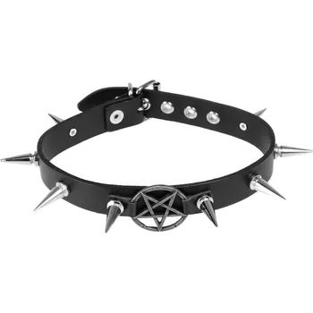 Přívěsek obojek Pentagram - LSF9 12