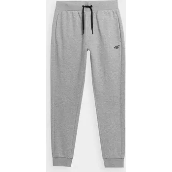 4F 4FSS23TTROM223 COLD LIGHT GREY MELANGE Pánské tepláky US 3XL 4FSS23TTROM223 COL LI GRE MEL