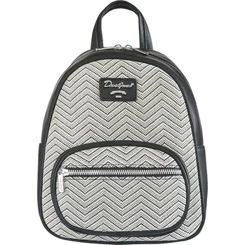 Městský batoh David Jones 6758 malý dámský černo-bílý batoh 6l